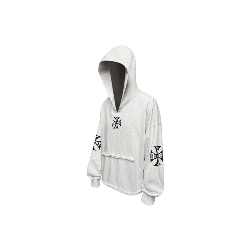 Rusure Hoodie Unisex Light Gray-1