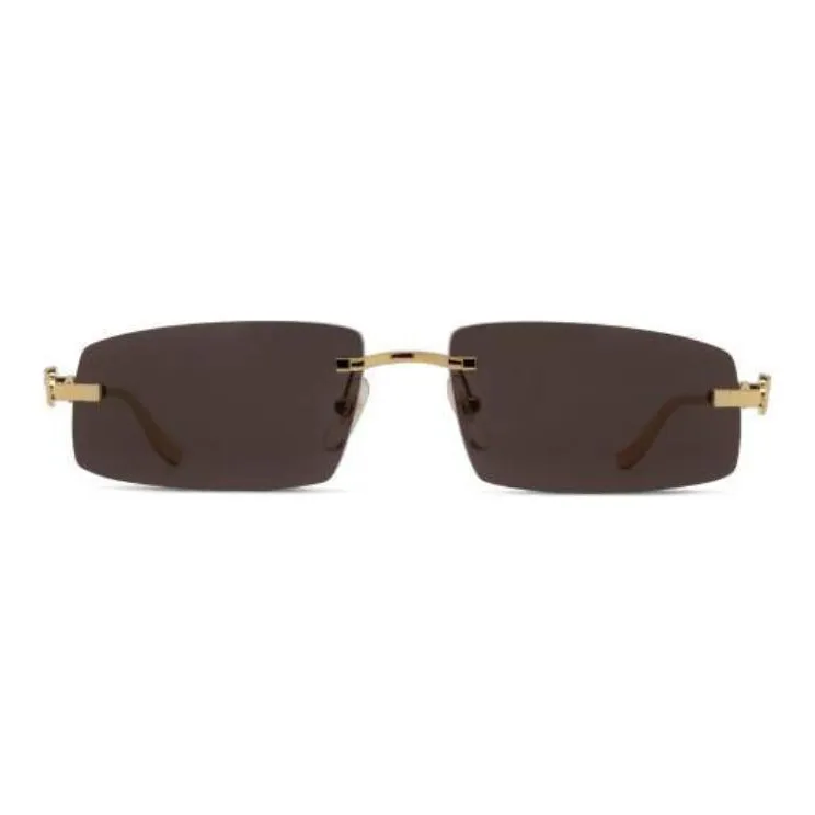 Cartier Eyewear Rectangle Frame Sunglasses-1