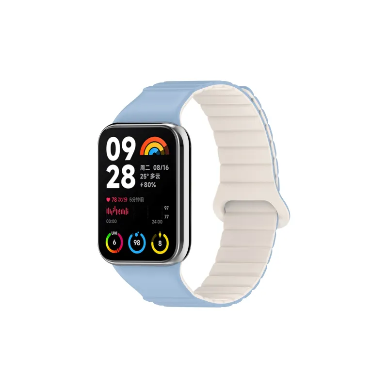 CHENSONG Xiaomi Red Beige Compatibility Watch Band Silicone Material-9