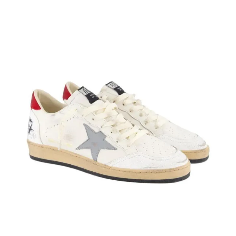 Golden Goose Ball Star Low Top Skateboard Shoes Men's White-2