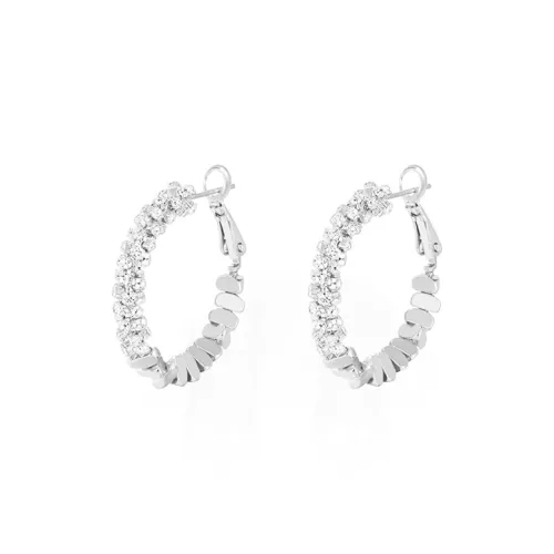 CUOOYINO 925 Sterling Silver Earrings Women's Silver