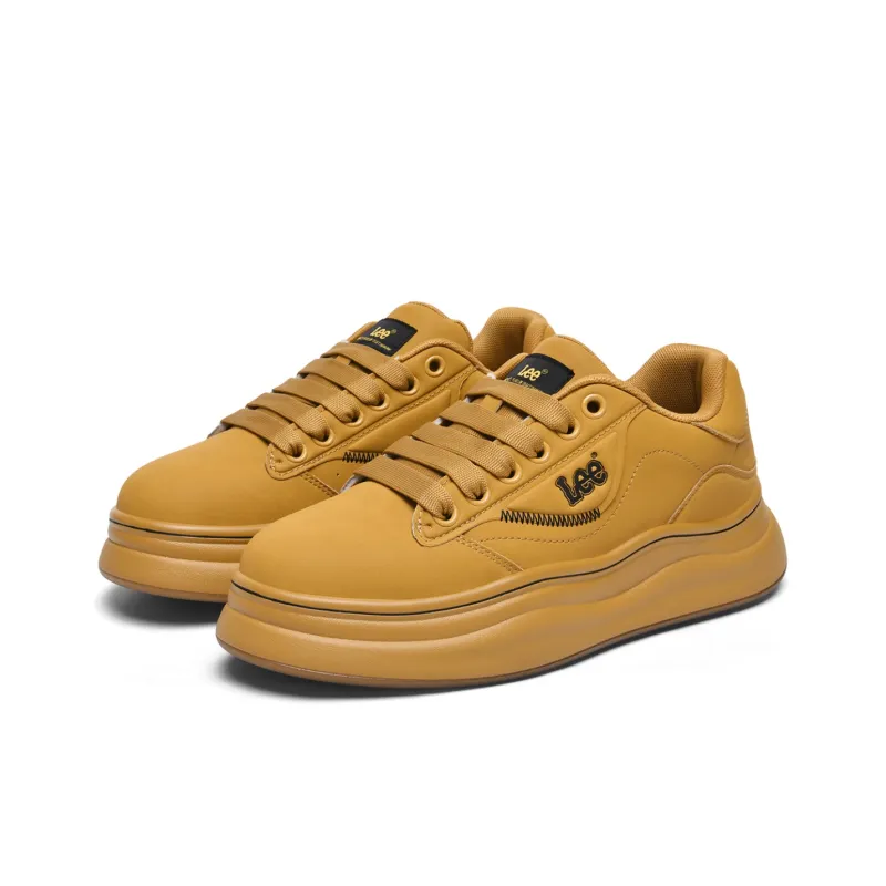 Lee Versatile Trendy, White Sneakers, Classic Fashion Commute Low Top Height Increasing Skateboard Shoes Men's-44