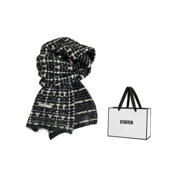 STUFFER Faux Cashmere Knit Scarves Unisex