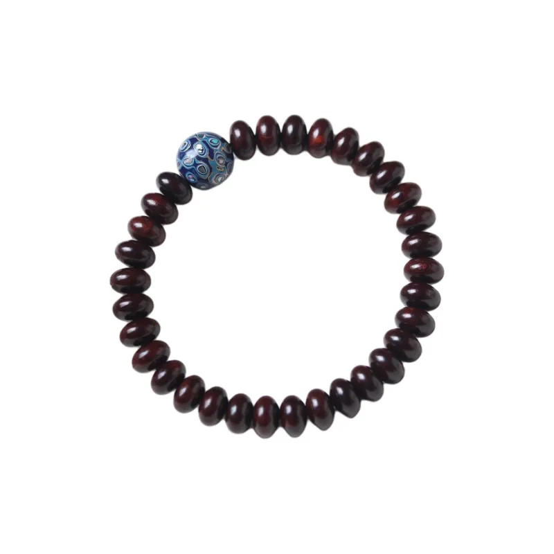 LINKY Laboratory Small Leaf Red Sandalwood Bracelets Unisex-0