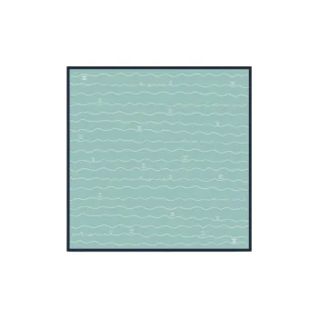 CHANEL - Silk Scarves Unisex Blue