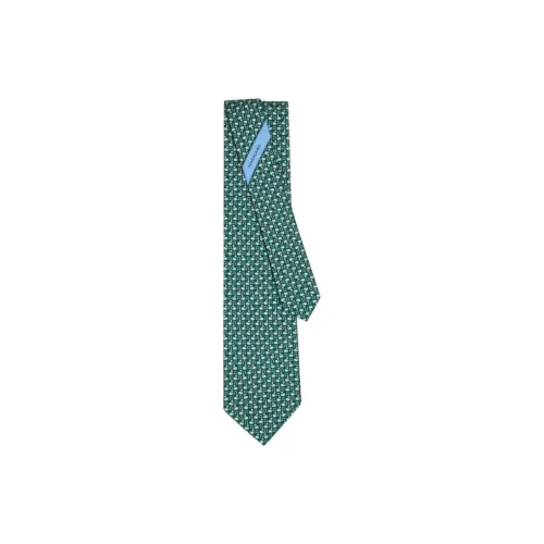 Ferragamo Swan print Silk Tie