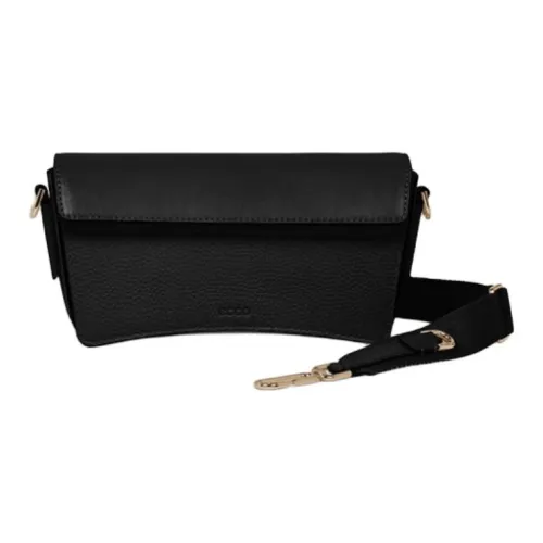 Ecco Cow Leather Shoulder Bag Crossbody Bag Mini Women's Black