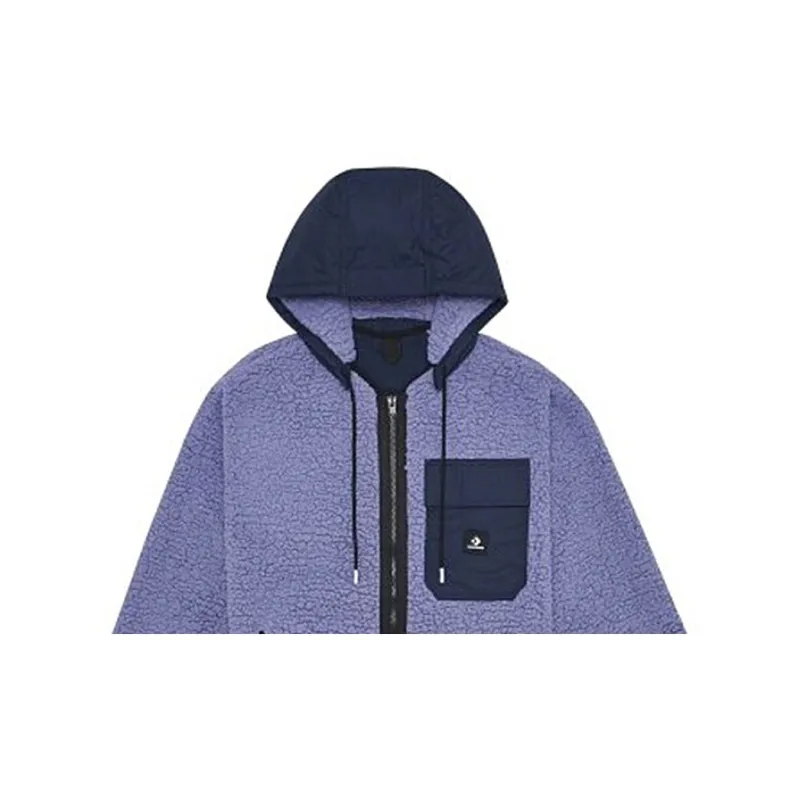 Converse Velvet Jackets Unisex Purple-4