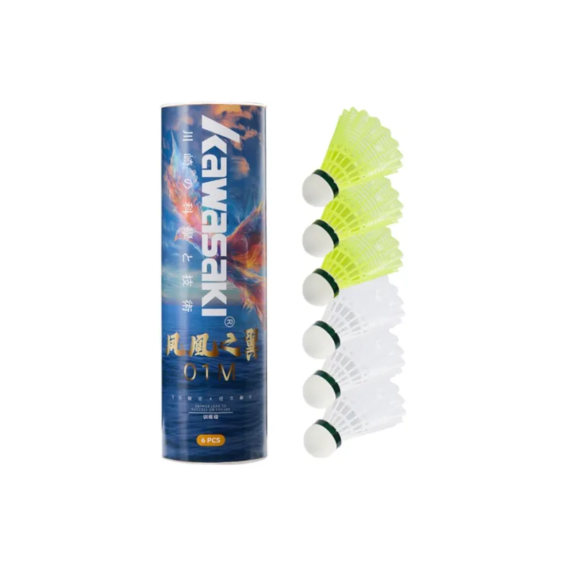 Kawasaki 6 Pack Nylon Training Shuttlecocks-4