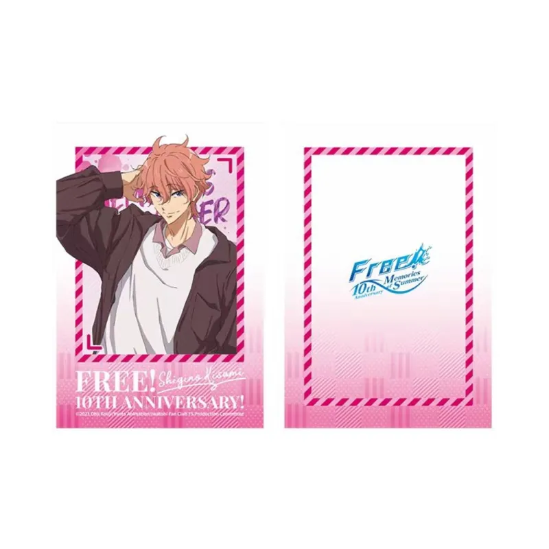 MOUXUYY Makoto Tachibana, Haruka Nanase Free 10th Anniversary Commemoration, Swim Men's Role Laser Photo Cards-27