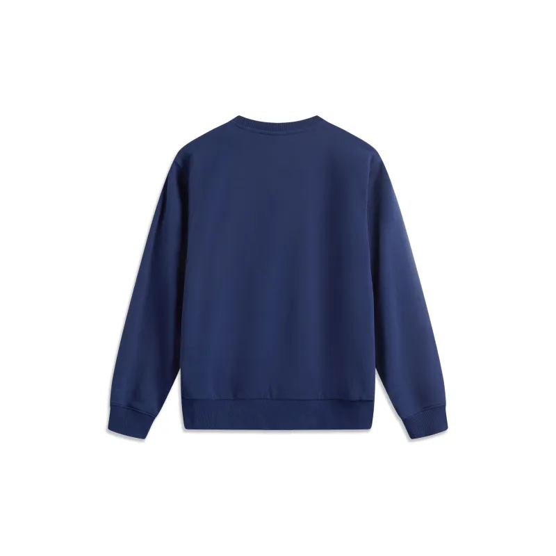 LiNing Sports Life Collection Sweatshirt Unisex Dark Slate Blue-1