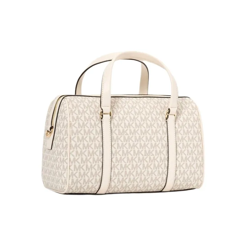 MICHAEL KORS Jet Set Travel Coated Canvas One Shoulder Handbag Medium Size Women's Cream-1