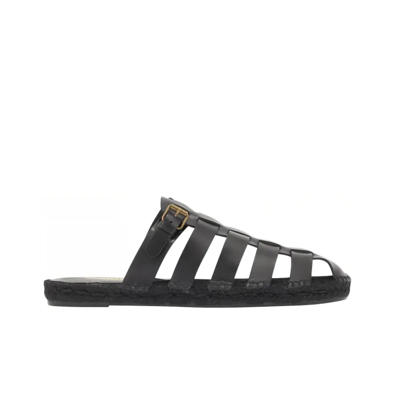 Castaner x ANCIENT GREEK SANDALS Closed Toe Slippers 2cm Men's Black-1