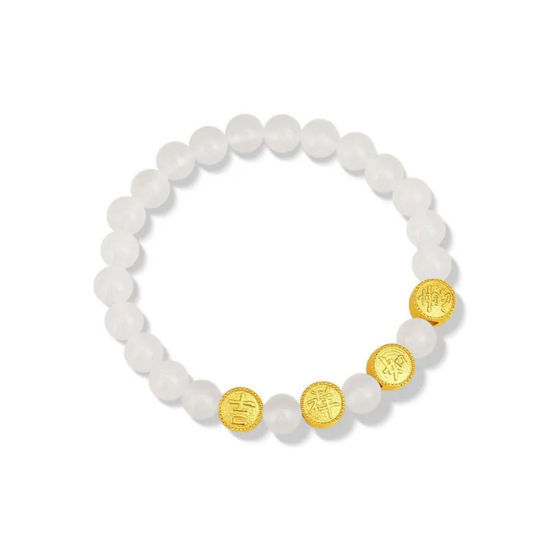 Suddenly Lucky Chalcedony Bracelets Women's-4