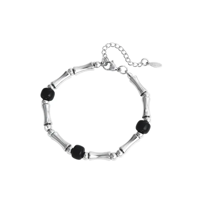 MAGICPOLE Titanium Steel Bracelets Men's Silver-0