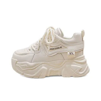 A Poinsettia Princess Mid Top Chunky Sneakers Women's