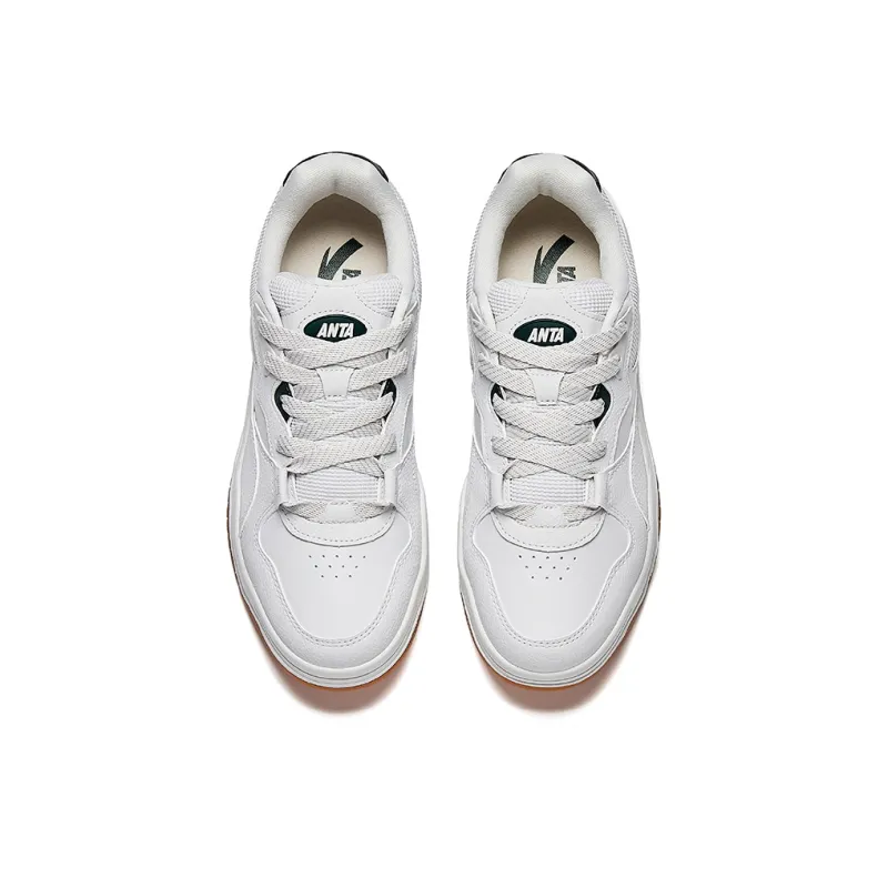 CHAOJIANTA Anti Slip Wear Resistant Low Top Skateboard Shoes Men's Sand Grain Gray Dark Green-3