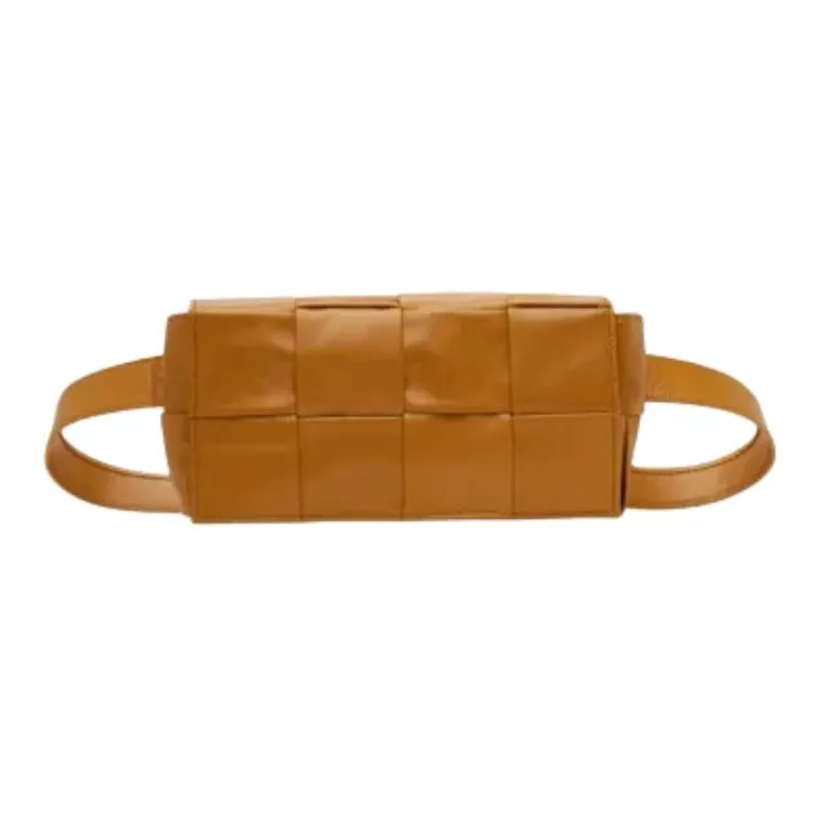 Bottega Veneta Leather Fanny Pack Mini Men's Umber-0