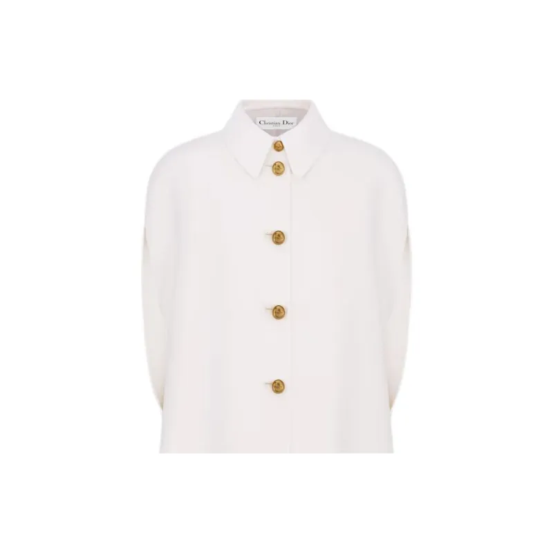 DIOR Coats Women's Beige-4