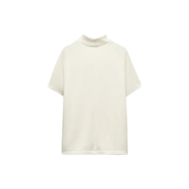 ZARA T-Shirts Women's Ecru-1