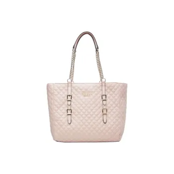 GUESS Polyurethane Tote Bag Shopping Bag Handbag Shoulder Bag Women's Pink