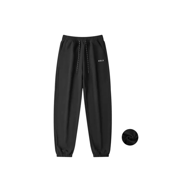 Aol Knitted Sports Pants Unisex-1