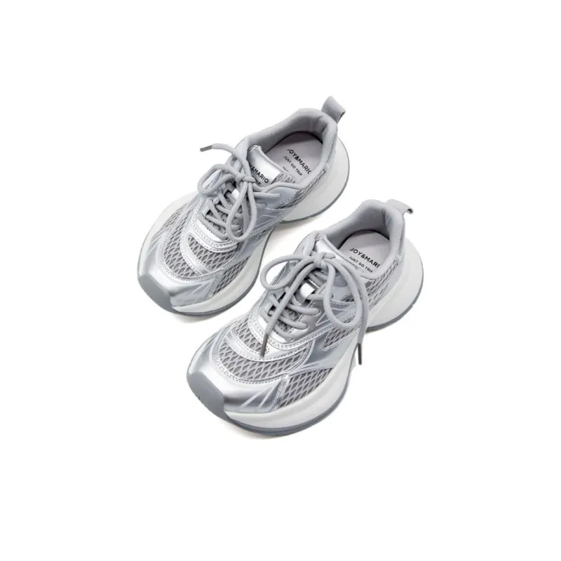Joy&Mario Cushioning Anti Slip And Wear Resistant Low Top Chunky Sneakers Women's-6
