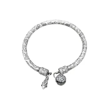 CUTE DAME S999 Sterling Silver Bracelets Women's Silver