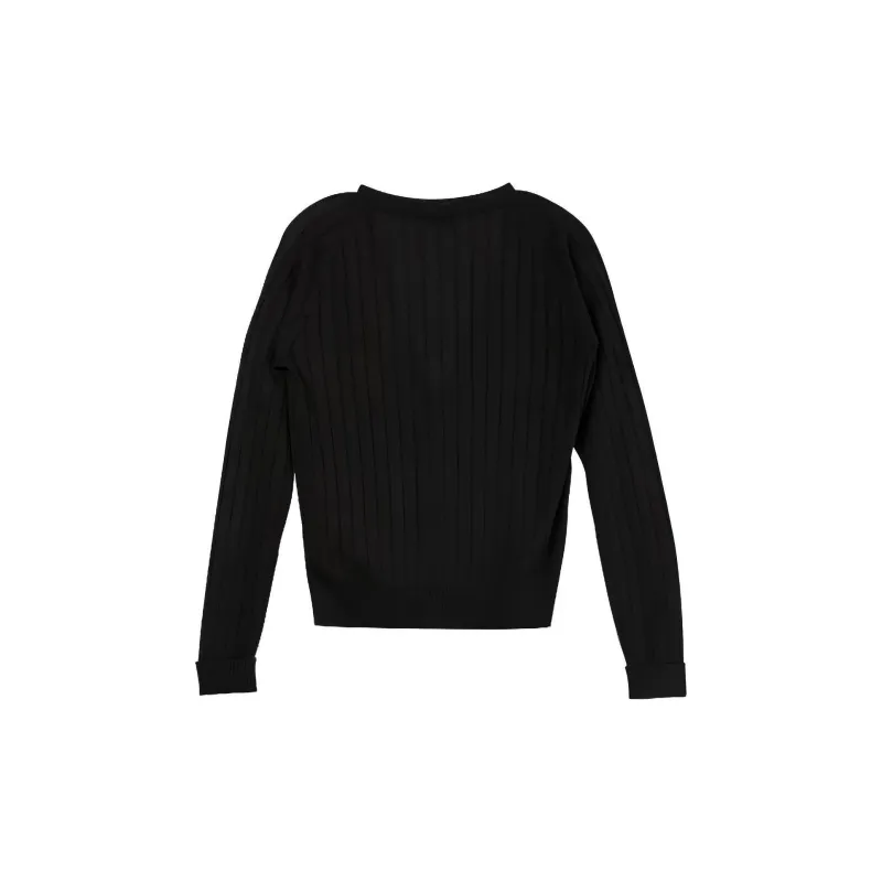 SAINT LAURENT SS23 Knitwear Women's Black-1