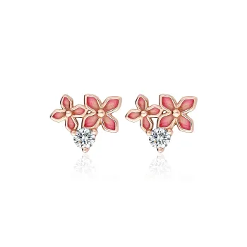 PRP Zircon Stud Earrings Women's