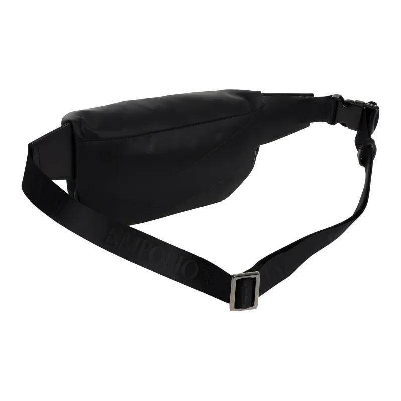 EMPORIO ARMANI Polyurethane Sling Bag, Crossbody Bag, Fanny Pack Medium Size Men's Black-3