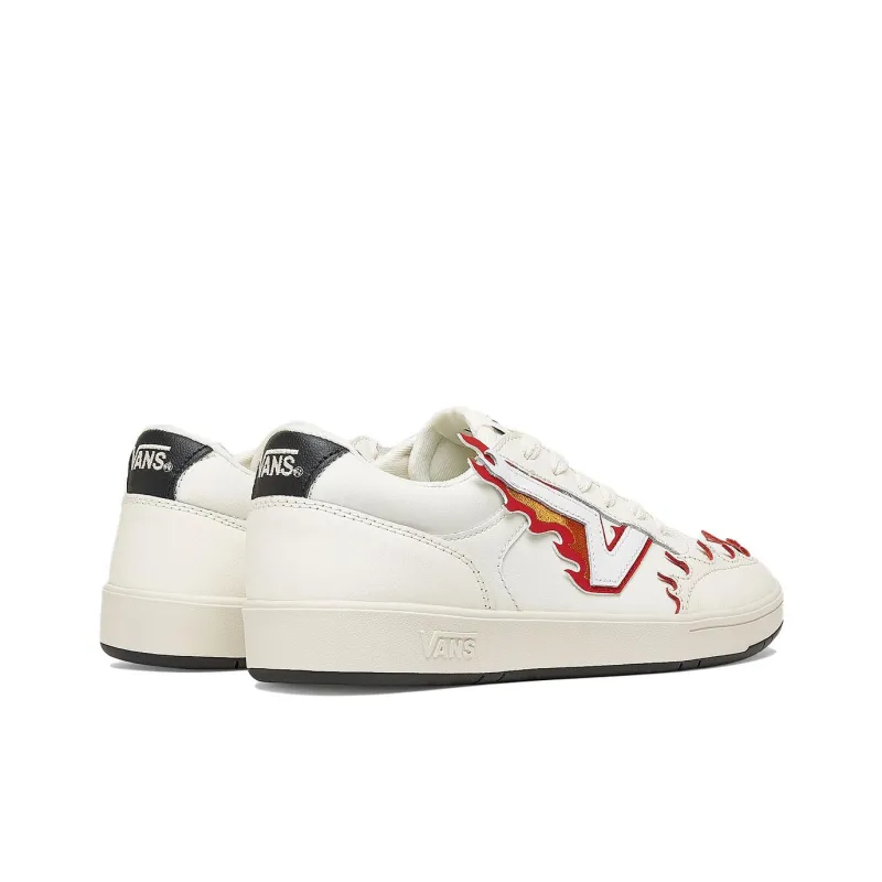 Vans Anti Slip Wear Resistant Low Top Skateboard Shoes Men's White-2
