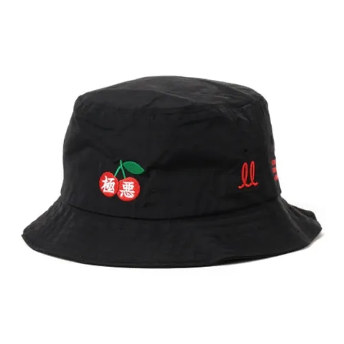 Beams Nylon Bucket Hats Men's Black