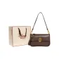 Brown-Square Buckle Bag[Shopping Bag]
