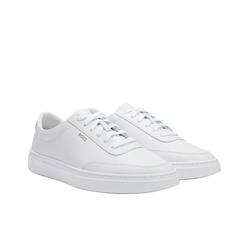 HUGO BOSS Menswear Low Top Skateboard Shoes Men's White-2