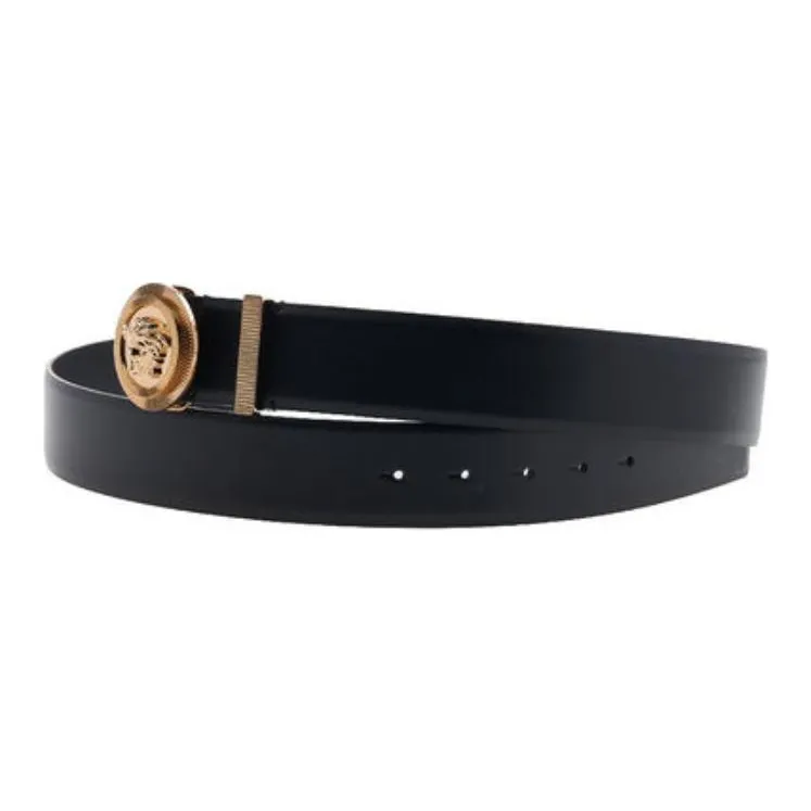 VERSACE La Medusa Leather Belt-2