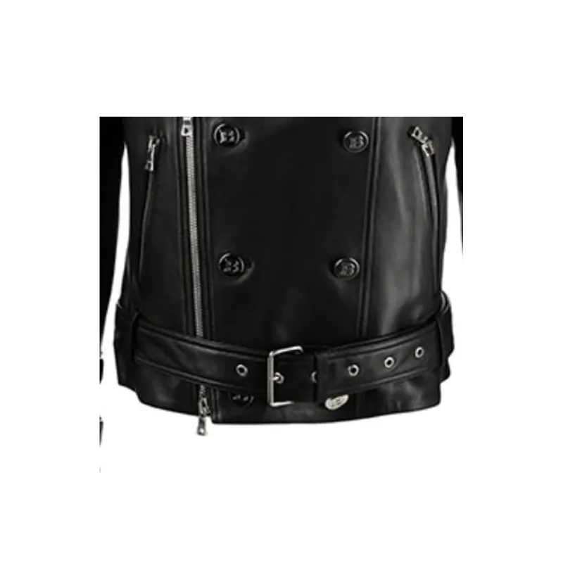 BALMAIN FW21 Leather Jacket Men's Black-1