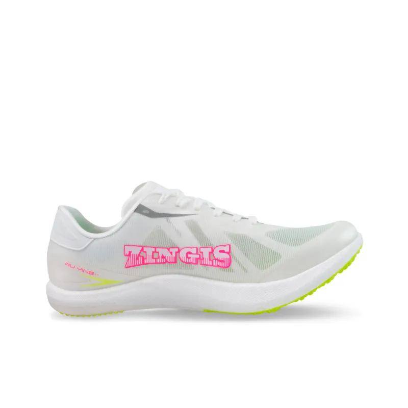 ZINGIS Slip Resistant Lightweight Rebound Low Top Full Length Carbon Plate Running Shoes Unisex Green Dove-1