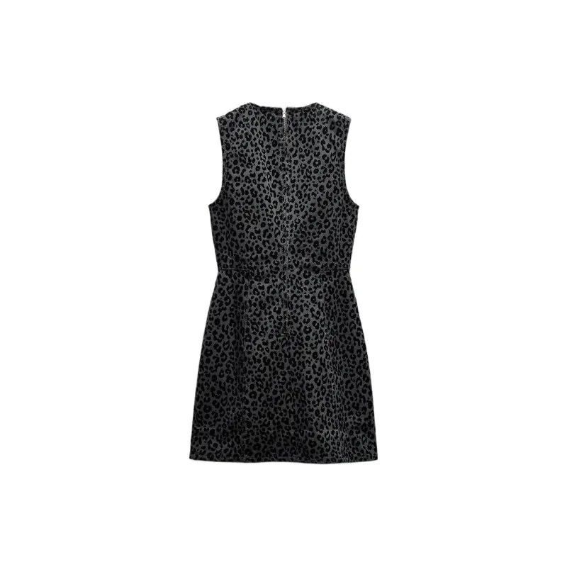 ZARA Sleeveless Dress Women's Dark Blue-1
