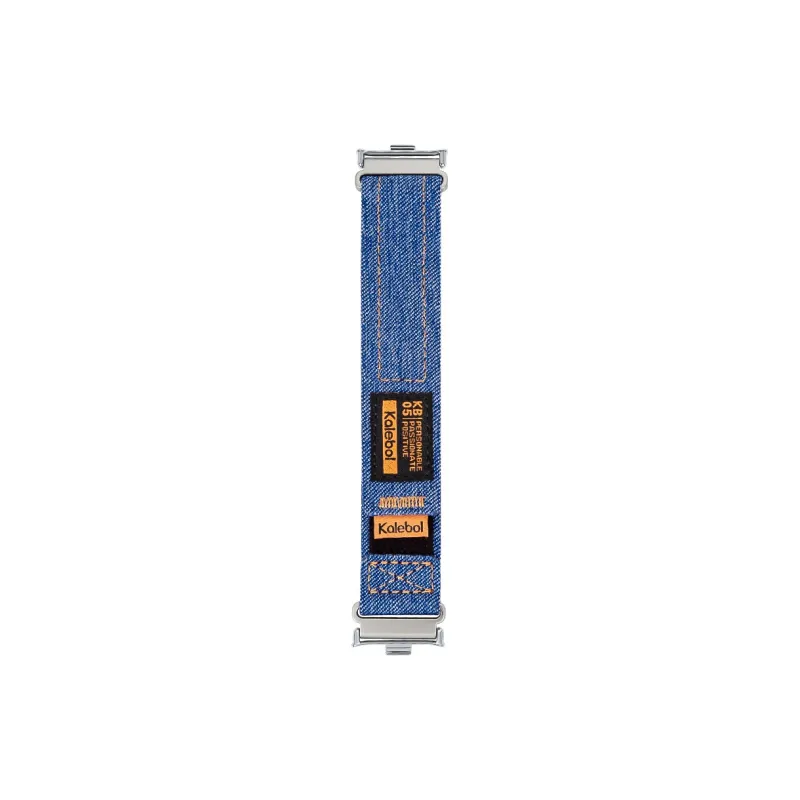 MSSM Watch Band Xiaomi Red Beige Compatibility 130 200mm Denim Material-6
