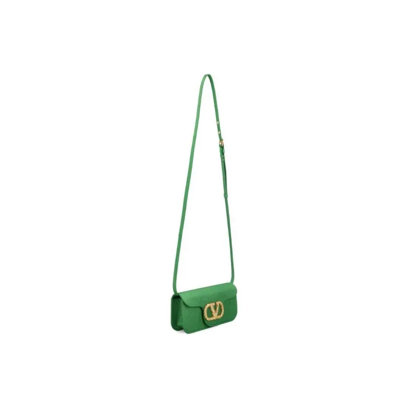 Valentino Locò VLogo Signature Foldover Top Clutch Bag-1