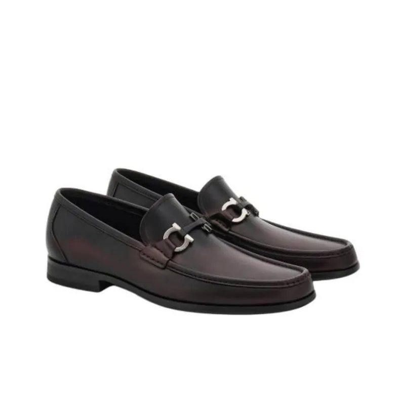 FERRAGAMO GANCINI Loafers Men's Black-2