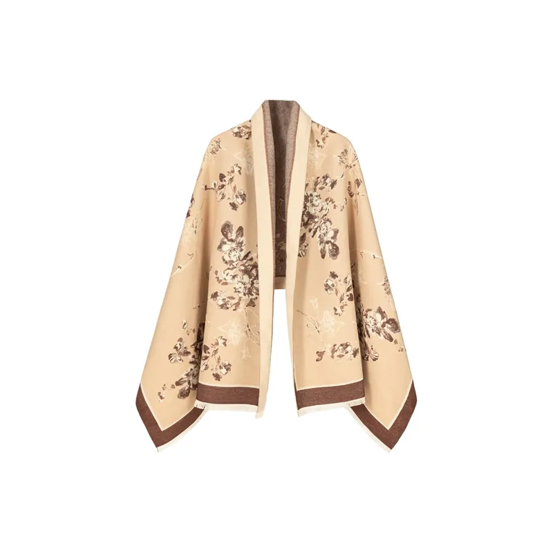 Shanghai Story Polyester Knit Scarves Women's-47