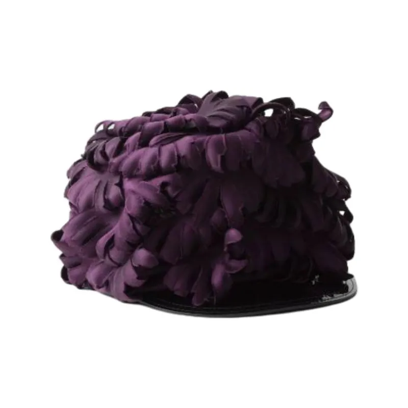 PRADA Fabric, Leather Hats & Caps Women's Purple-0