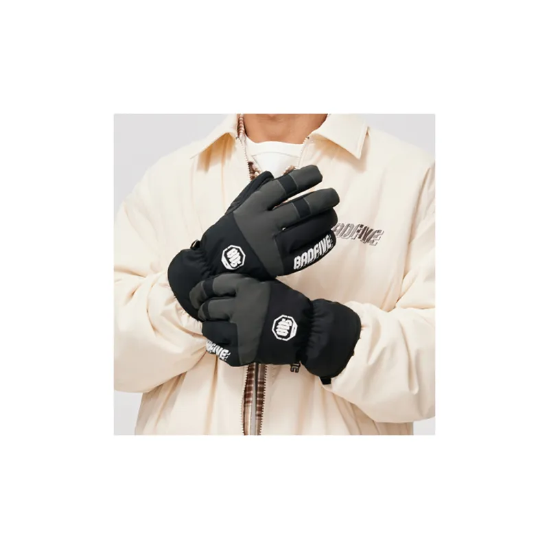 LiNing Polyester, Elastane Sports Gloves Unisex Black-2