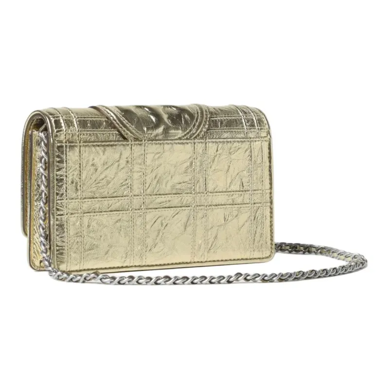 TORY BURCH Fleming Leather Crossbody Bags Shoulder Bags Women's Gold-1