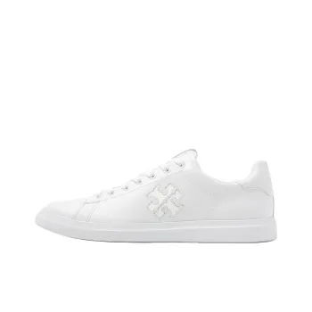 TORY BURCH Double T Howell Leather Sneakers