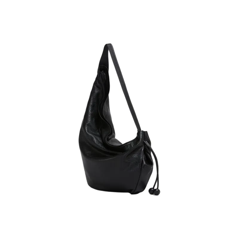 MARNI Sheepskin Crossbody Bag, Shoulder Bag Tubas Women's Black-2