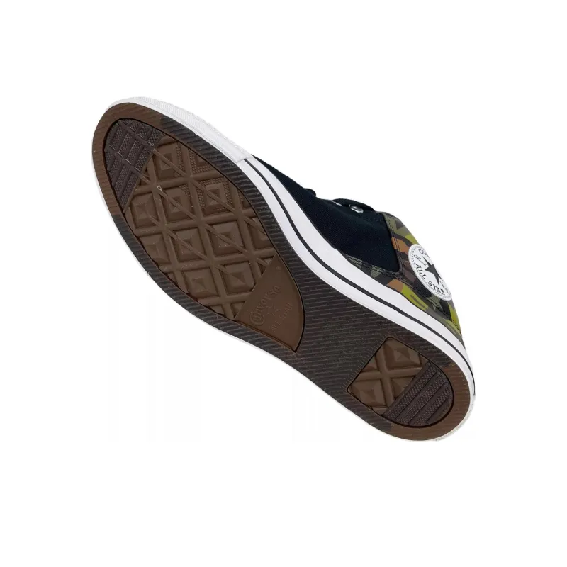Converse Chuck Taylor All Star Anti Slip Wear Resistant High Top Canvas Shoes Unisex Black-3