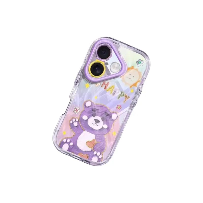BYZ Silicone Material Creamy Elephant Phone Case Compatible With Apple IPhone 16/15/14/13/12 Phone Cases-16